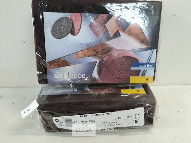 2 x schuurvlies siafleece 152x229 mm 10 stuks - afbeelding 2 van  3