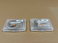 2 x sennheiser mke-2 lavalier microphone (ta4f) - afbeelding 1 van  3