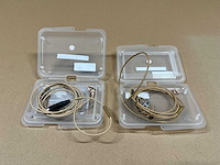 2 x sennheiser mke-2 lavalier microphone (ta4f) - afbeelding 2 van  3