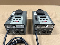 2 x showtec dimmer 1x2kw single dp-1 10a xlr3/schuko (with fader) - afbeelding 2 van  3