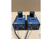 2 x showtec dimmer 1x2kw single mk2 10a xlr3/cee16b3 (with fader) - afbeelding 2 van  3