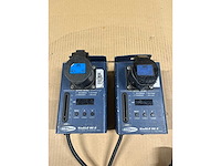 2 x showtec dimmer 1x2kw single mk2 10a xlr3/cee16b3 (with fader) - afbeelding 3 van  3