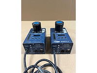 2 x showtec dimmer 1x2kw single mk2 10a xlr3/cee16b3 (with fader) - afbeelding 2 van  3