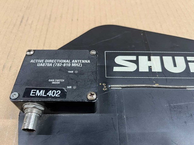 2 x shure active directional antenna ua870a (782-810mhz) - afbeelding 2 van  2