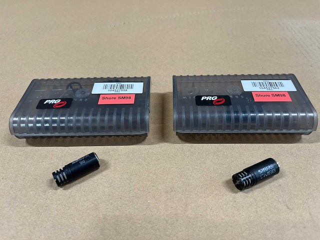 2 x shure sm98 microphone - afbeelding 2 van  2