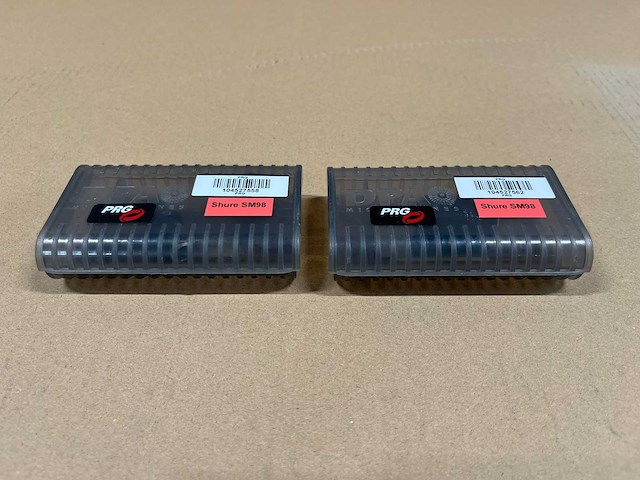 2 x shure sm98 microphone - afbeelding 1 van  2