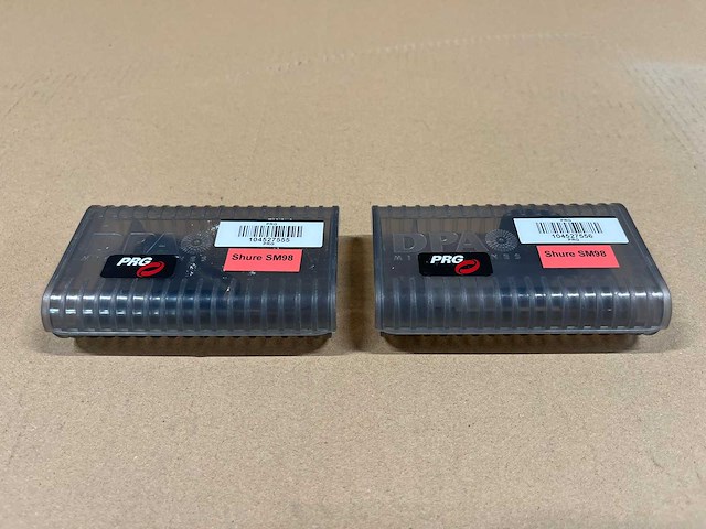2 x shure sm98 microphone - afbeelding 1 van  2