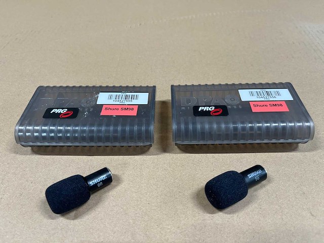 2 x shure sm98 microphone - afbeelding 2 van  2