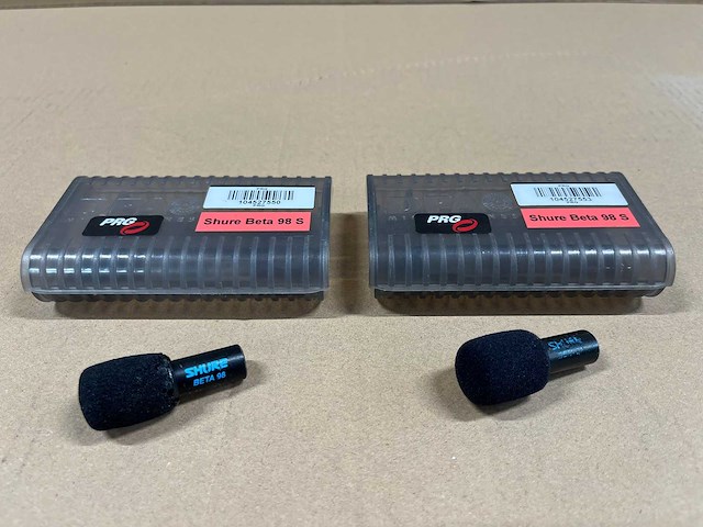 2 x shure sm98s microphone - afbeelding 2 van  2