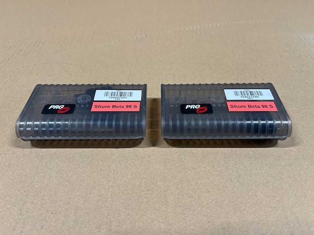 2 x shure sm98s microphone - afbeelding 1 van  2