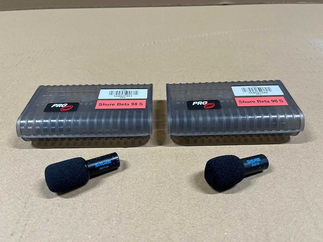 2 x shure sm98s microphone - afbeelding 2 van  2