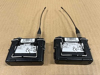 2 x shure ur1m-k4e belt pack (606-666mhz) - afbeelding 2 van  4