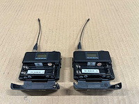 2 x shure ur1m-k4e belt pack (606-666mhz) - afbeelding 3 van  4