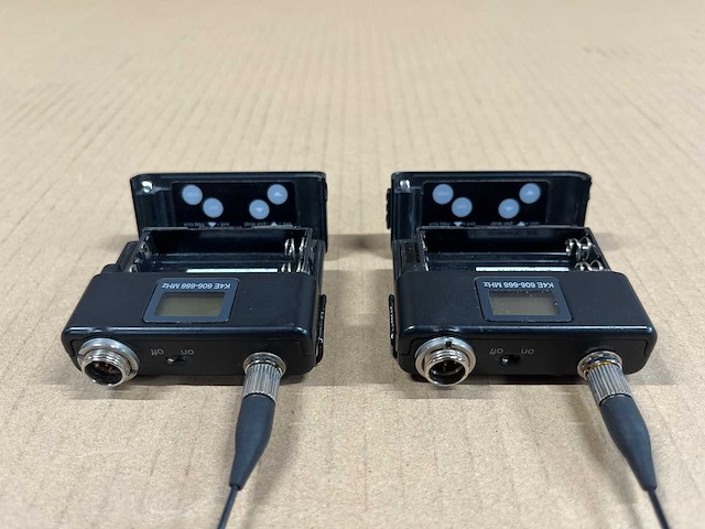 2 x shure ur1m-k4e belt pack (606-666mhz) - afbeelding 4 van  4