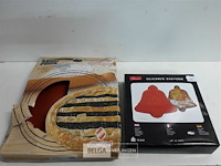 2 x siliconen bakvorm 1 x taart + 1 x klok - afbeelding 2 van  3