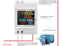 2 x sinotimer ampèremeter eenfasig - afbeelding 4 van  4