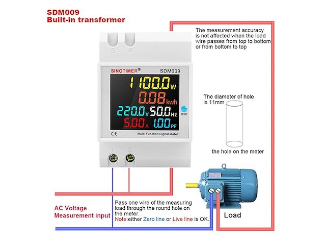 2 x sinotimer ampèremeter eenfasig - afbeelding 4 van  4
