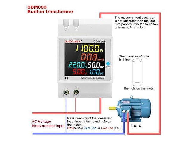 2 x sinotimer ampèremeter eenfasig - afbeelding 4 van  4