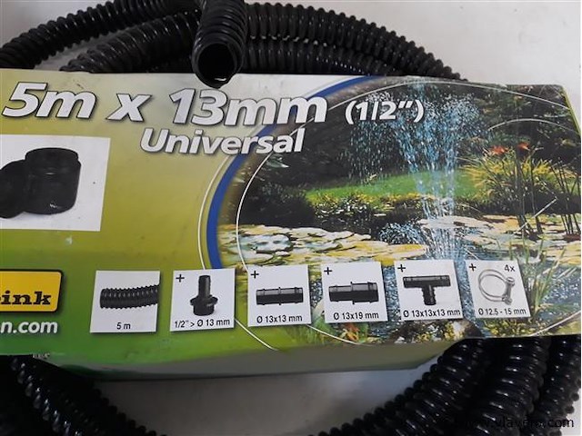 2 x slang 13mm x 5m + toebehoren - afbeelding 2 van  2