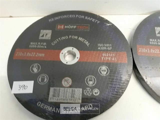 2 x snijschijven 5 stuks 230mm metaal - afbeelding 3 van  3