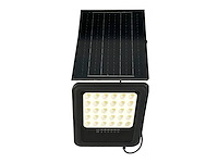 2 x solar 1000 lumen led breedstraaler met afstandsbediening - afbeelding 2 van  9