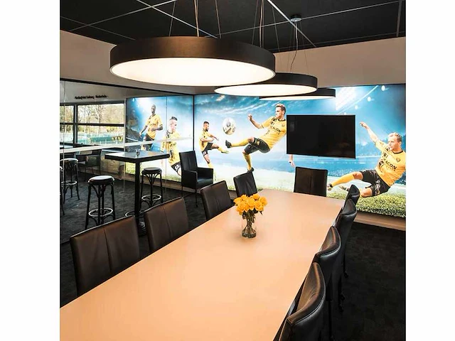 2 x solo area 60 led pendellamp zwart - afbeelding 2 van  8