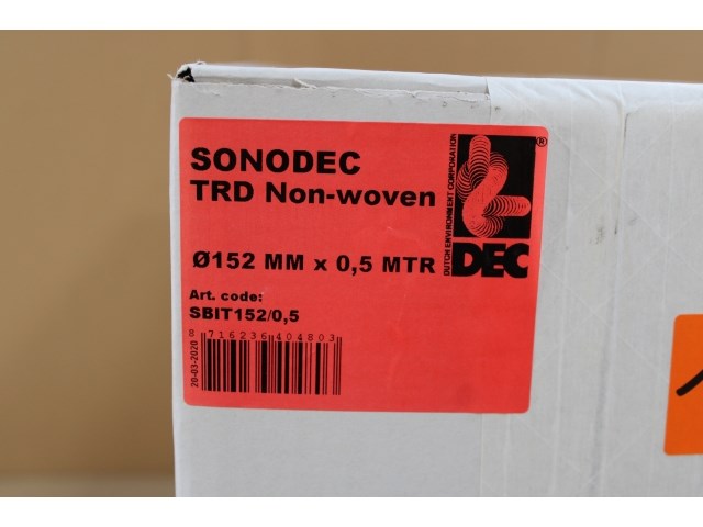 2 x sonodec trd non-woven 25 ø152 - 0,5m - afbeelding 2 van  3
