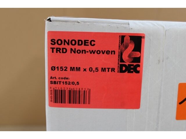 2 x sonodec trd non-woven 25 ø152 - 0,5m - afbeelding 4 van  6
