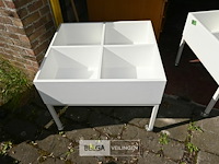 2 x sorteerbak bibliotheek op wielen - afbeelding 3 van  5