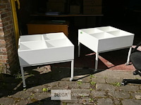 2 x sorteerbak bibliotheek op wielen - afbeelding 1 van  5