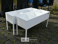 2 x sorteerbak bibliotheek op wielen - afbeelding 1 van  4