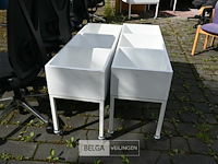 2 x sorteerbak bibliotheek op wielen - afbeelding 2 van  4