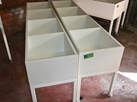 2 x sorteerbak bibliotheek op wielen - afbeelding 2 van  4