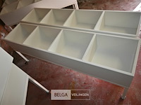 2 x sorteerbak bibliotheek op wielen - afbeelding 3 van  4