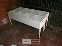 2 x sorteerbak bibliotheek op wielen - afbeelding 1 van  5