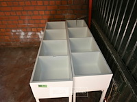 2 x sorteerbak bibliotheek op wielen - afbeelding 4 van  5
