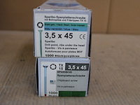 2 x sparibo boorschroef 3,5 x 45 (ip: 1000 stuks) - afbeelding 1 van  2