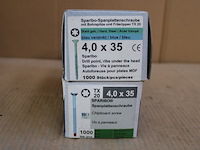 2 x sparibo boorschroef 4,0 x 35 (ip: 1000 stuks) - afbeelding 1 van  2