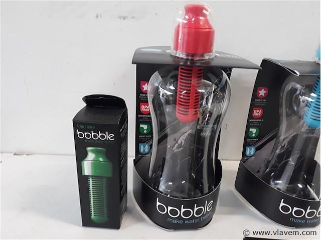 2 x sport drinkfles + 3 vervangfilters - afbeelding 2 van  2