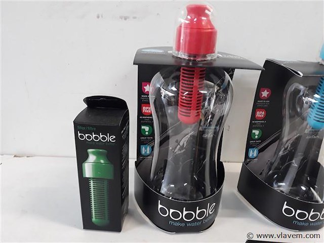 2 x sport drinkfles + 3 vervangfilters - afbeelding 2 van  2
