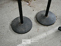 2 x staander met zware voet - afbeelding 2 van  4