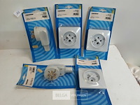2 x stekker + 3 x stopcontact 380v/32a 4p - afbeelding 1 van  3