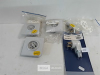 2 x stekker + 3 x stopkontact 380v/16a 4p - afbeelding 1 van  3