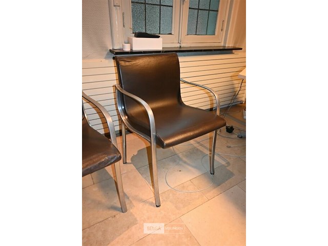 2 x stoel met armleuning - afbeelding 2 van  4