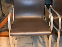 2 x stoel met armleuning - afbeelding 2 van  4