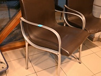 2 x stoel met armleuning - afbeelding 3 van  4