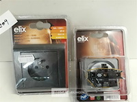 2 x stopcontact inbouw zwart met afdekplaat - afbeelding 3 van  3