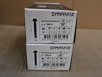 2 x sympafix betonschroef sb2-plus 8(10)x75/120, met zeskantkop (50st) - afbeelding 1 van  3