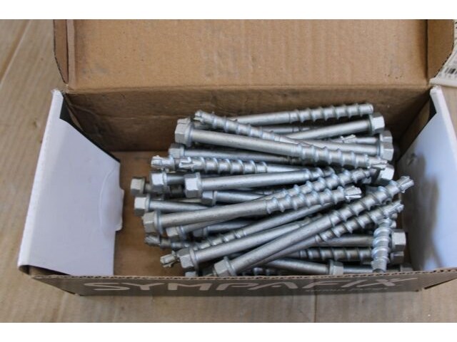 2 x sympafix betonschroef sb2-plus 8(10)x75/120, met zeskantkop (50st) - afbeelding 6 van  6