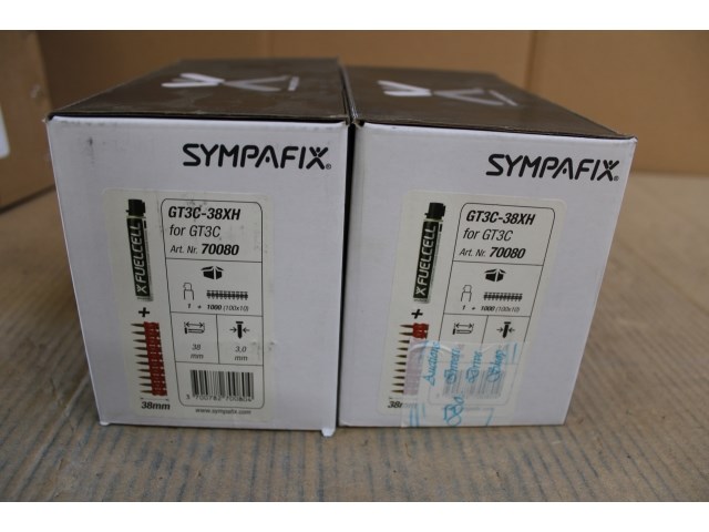 2 x sympafix nagel c3-38, incl. gas (1000 st) - afbeelding 1 van  2